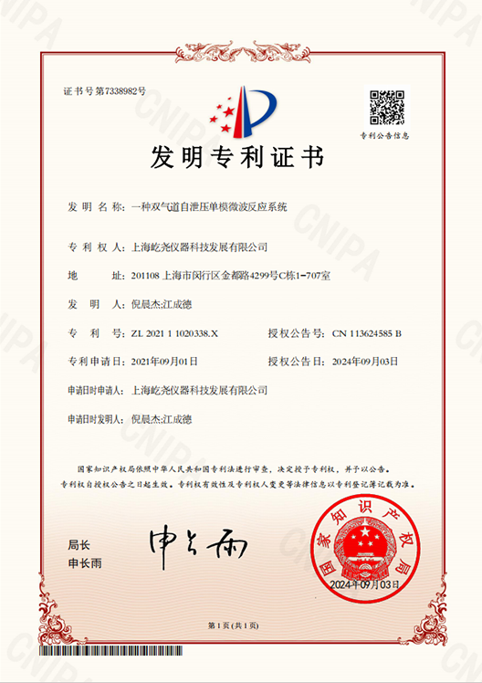 _0000_一種雙氣道自泄壓單模微波反應系統(tǒng).png